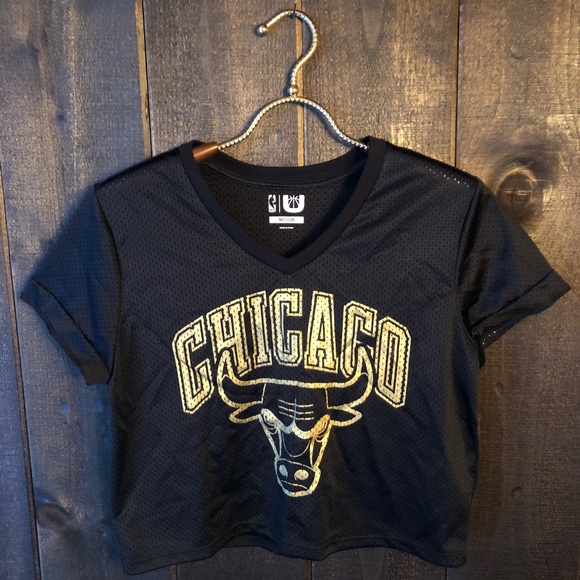 bulls crop jersey